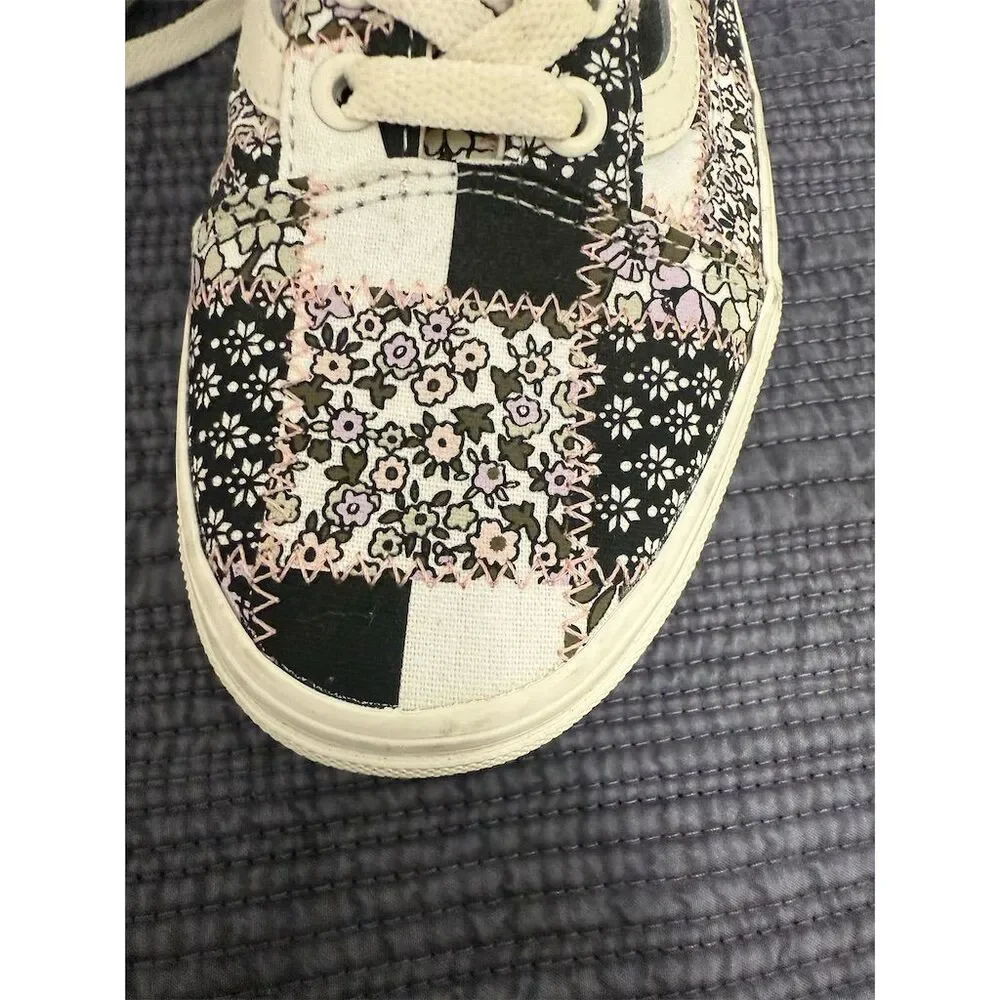 Vans Old Skool Women's 6.5 Patchwork Floral Skate Shoes Rare - Picture 6 of 7